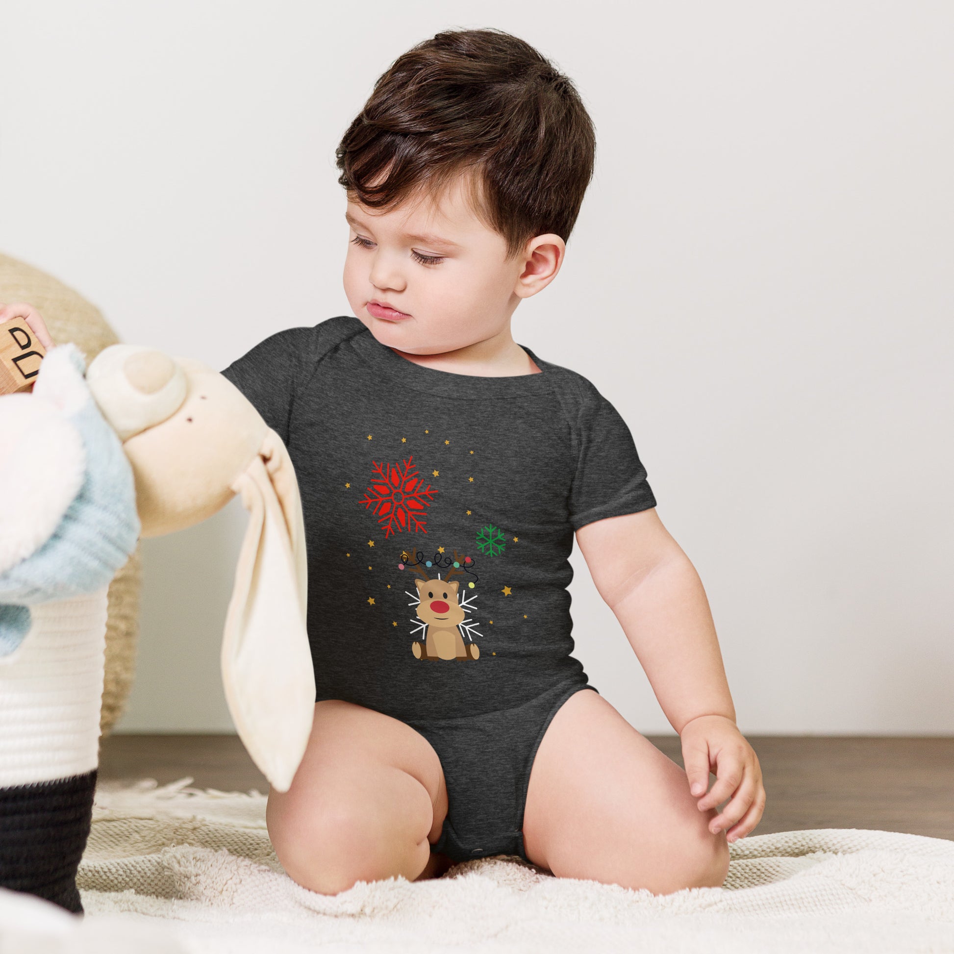 Baby One Piece | Christmas | Body Suit | Reindeer - Better Outcomes