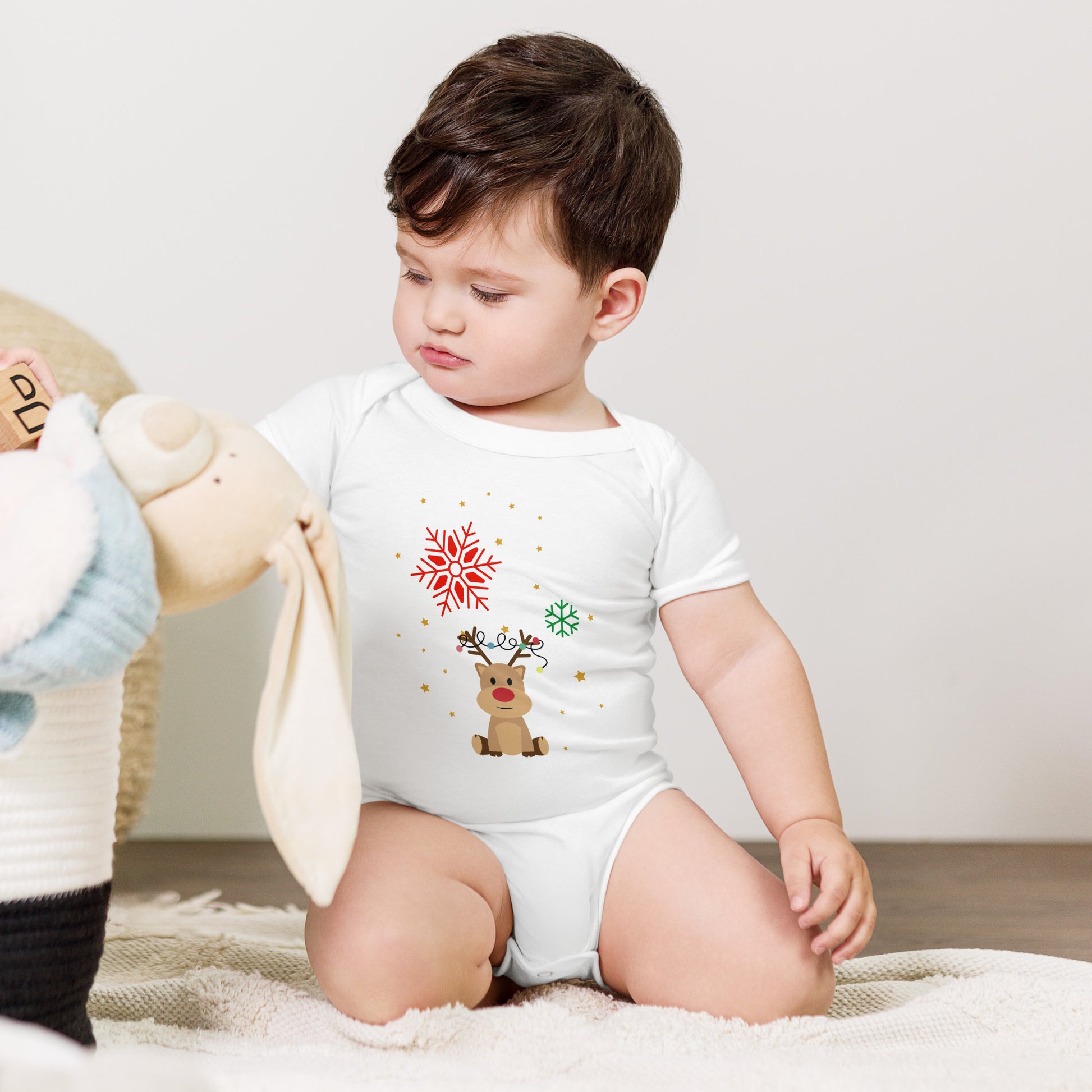 Baby One Piece | Christmas | Body Suit | Reindeer - Better Outcomes