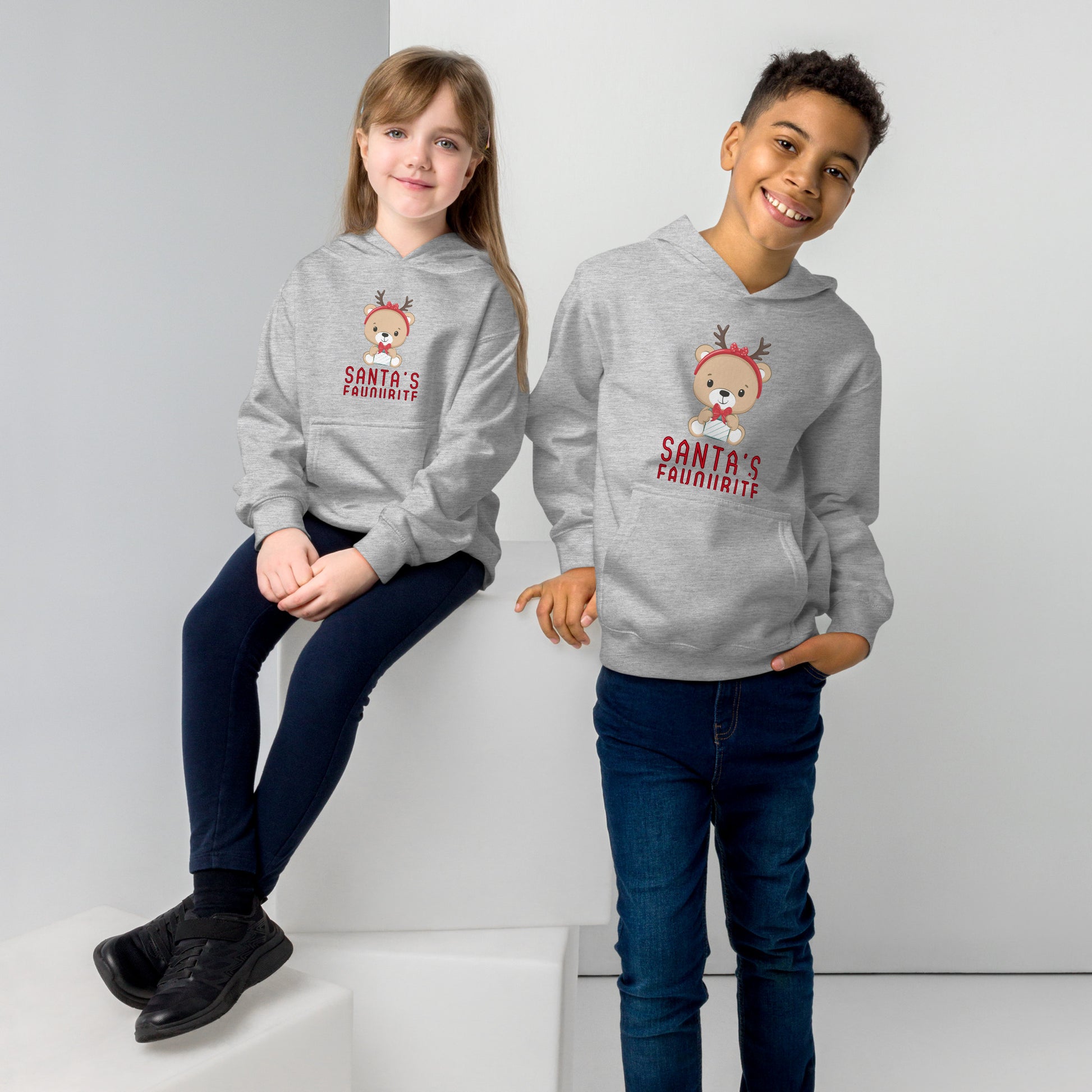 Youth Hoodie | Santa's Favorite | Christmas - Better Outcomes