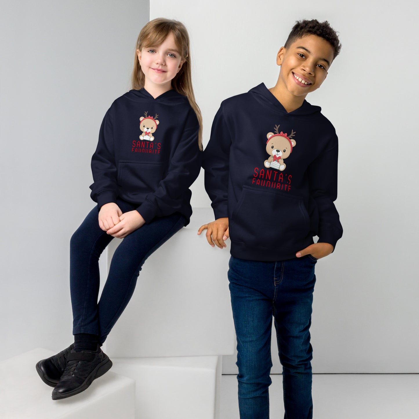 Youth Hoodie | Santa's Favorite | Christmas - Better Outcomes