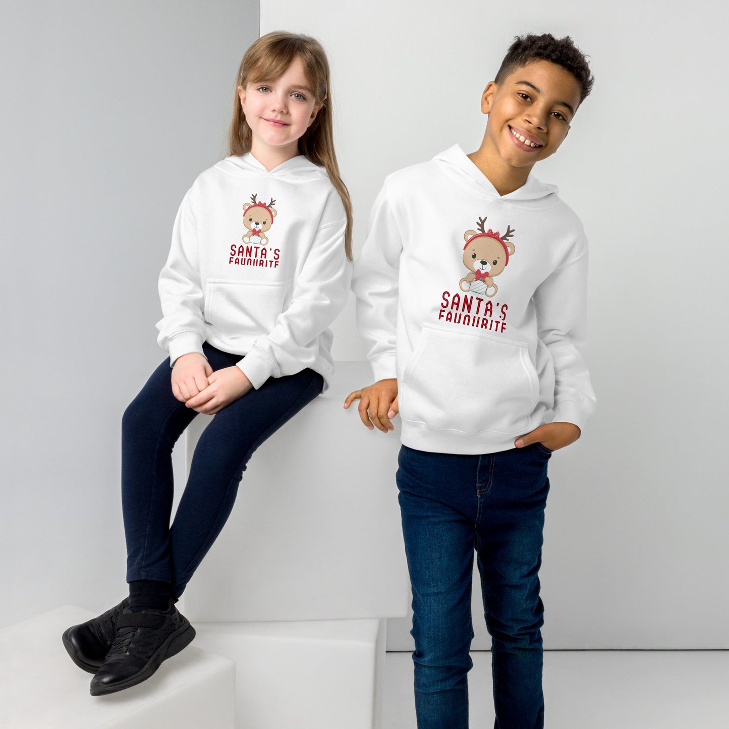 Youth Hoodie | Santa's Favorite | Christmas - Better Outcomes
