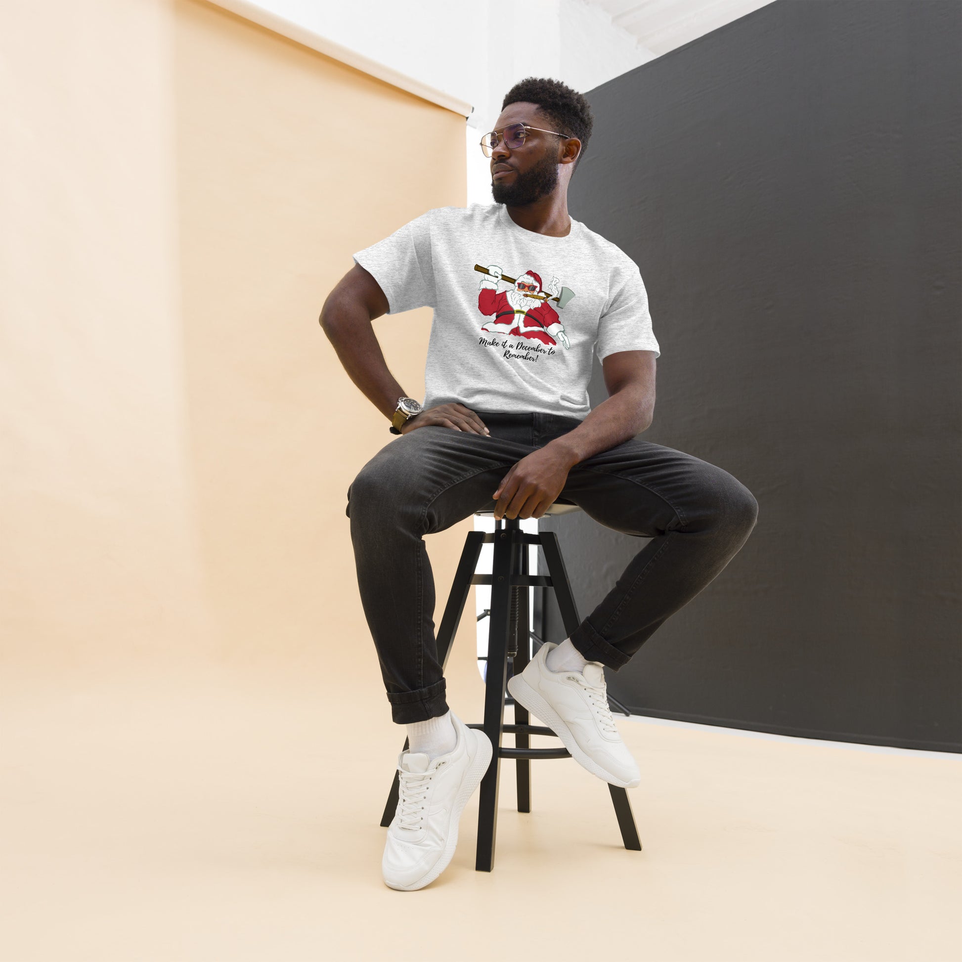 Men's Classic Tee | Santa | Christmas - Better Outcomes