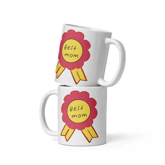 White glossy mug | Best Mom | Mother's Day - Better Outcomes