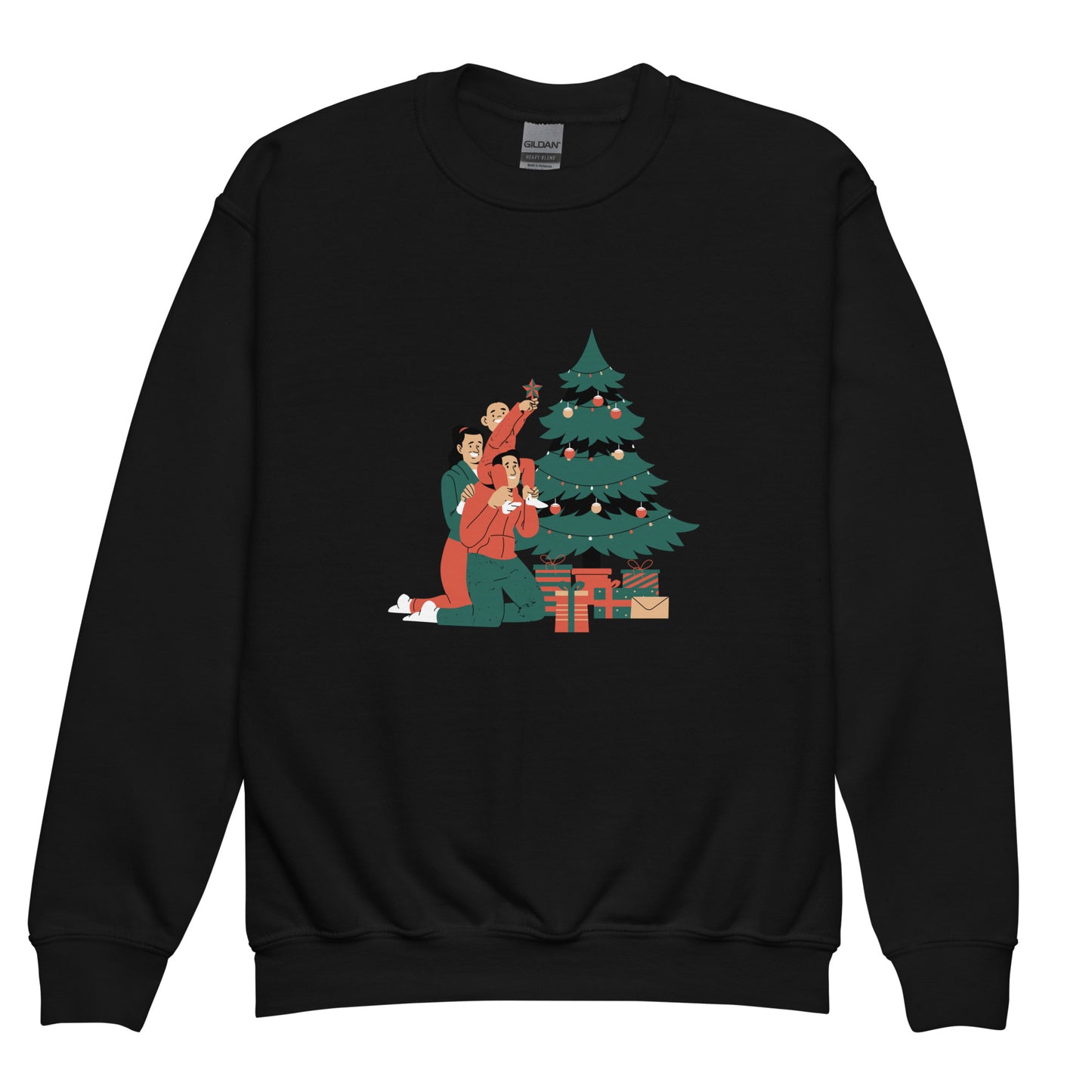 Youth Sweatshirt | Christmas Family - Better Outcomes