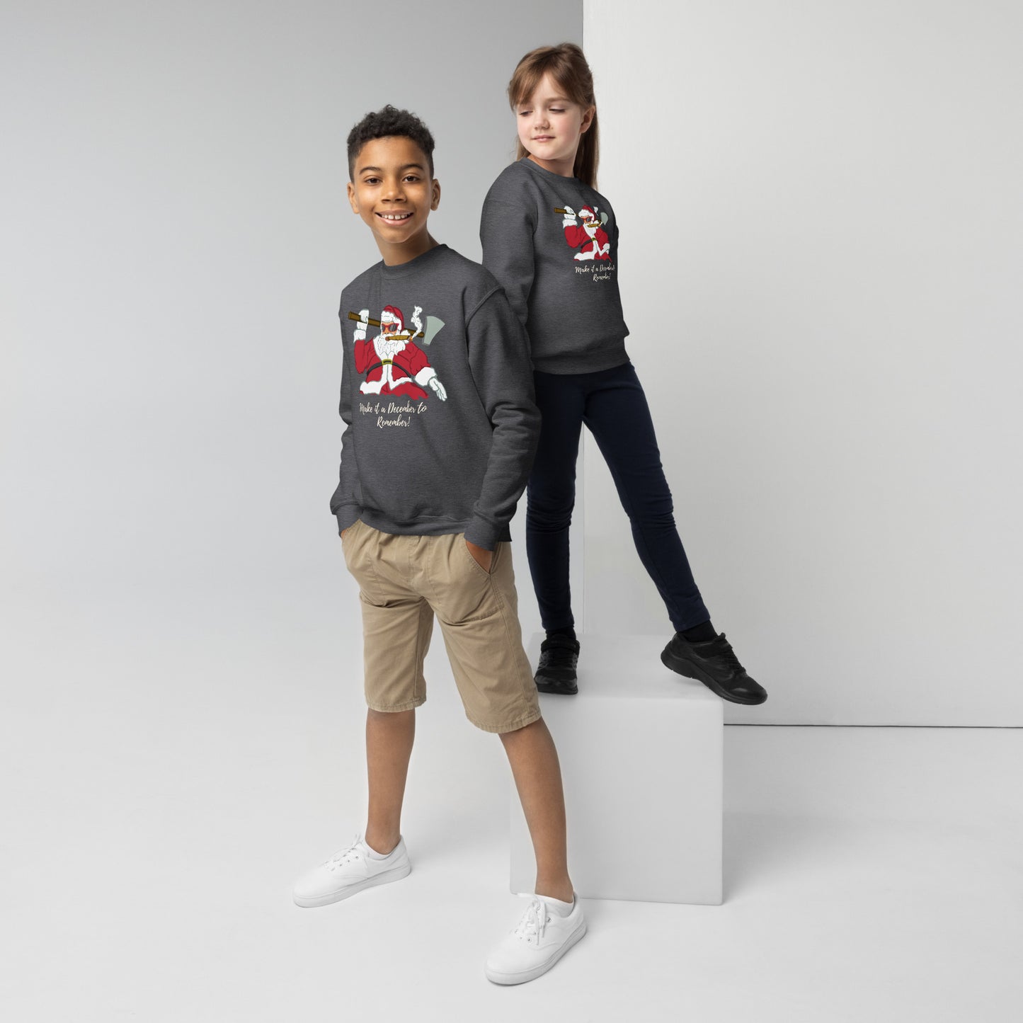 Youth Sweatshirt | Christmas | Santa