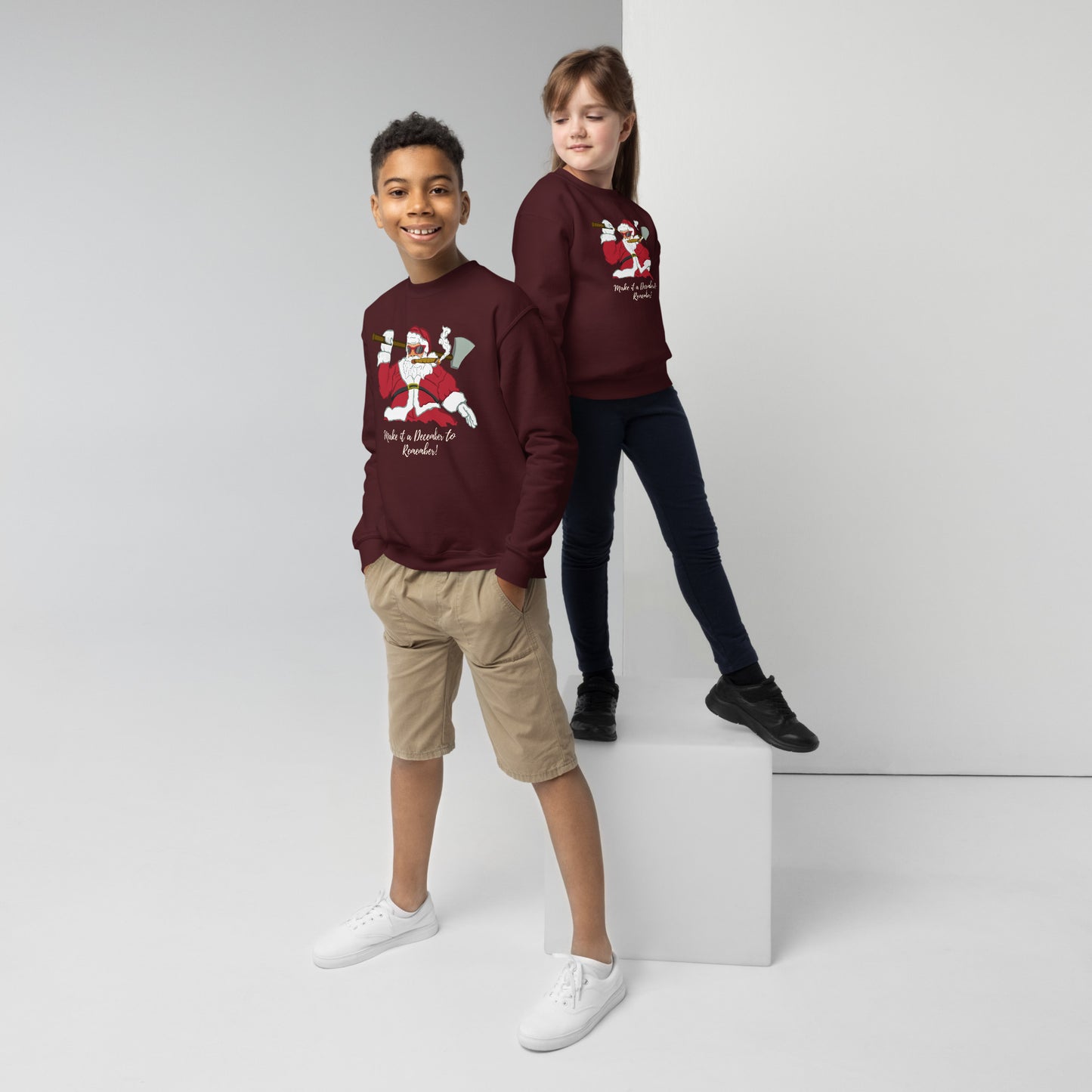 Youth Sweatshirt | Christmas | Santa