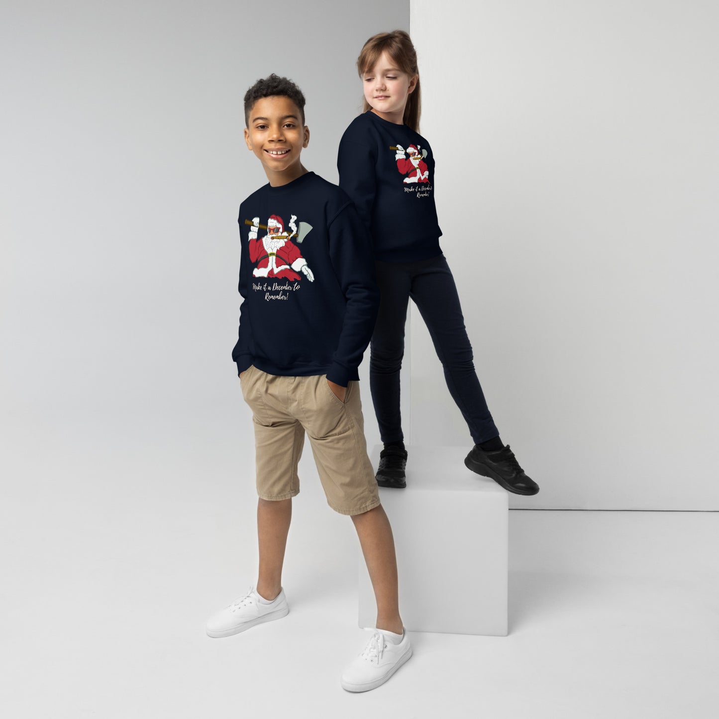 Youth Sweatshirt | Christmas | Santa