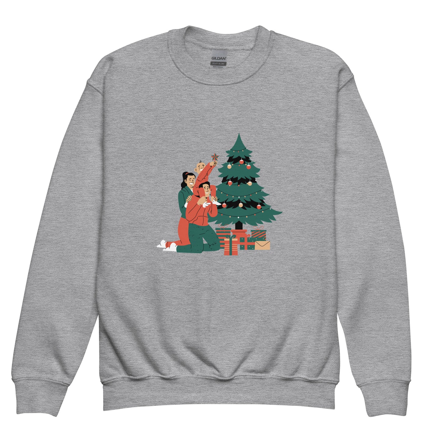 Youth Sweatshirt | Christmas Family - Better Outcomes