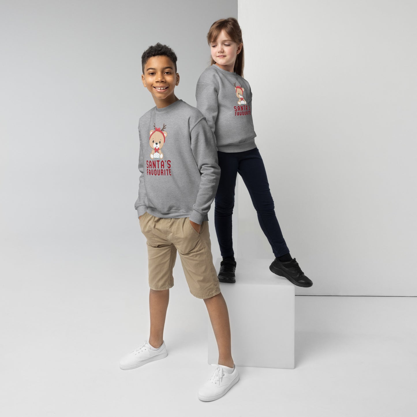 Youth Sweatshirt | Santa's Favorite | Christmas - Better Outcomes