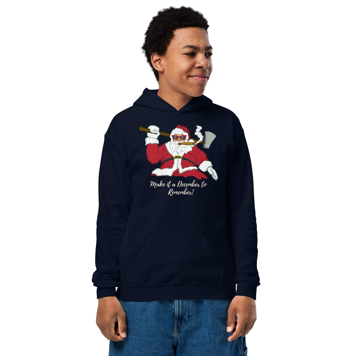 Youth Hoodie  | Christmas | Santa