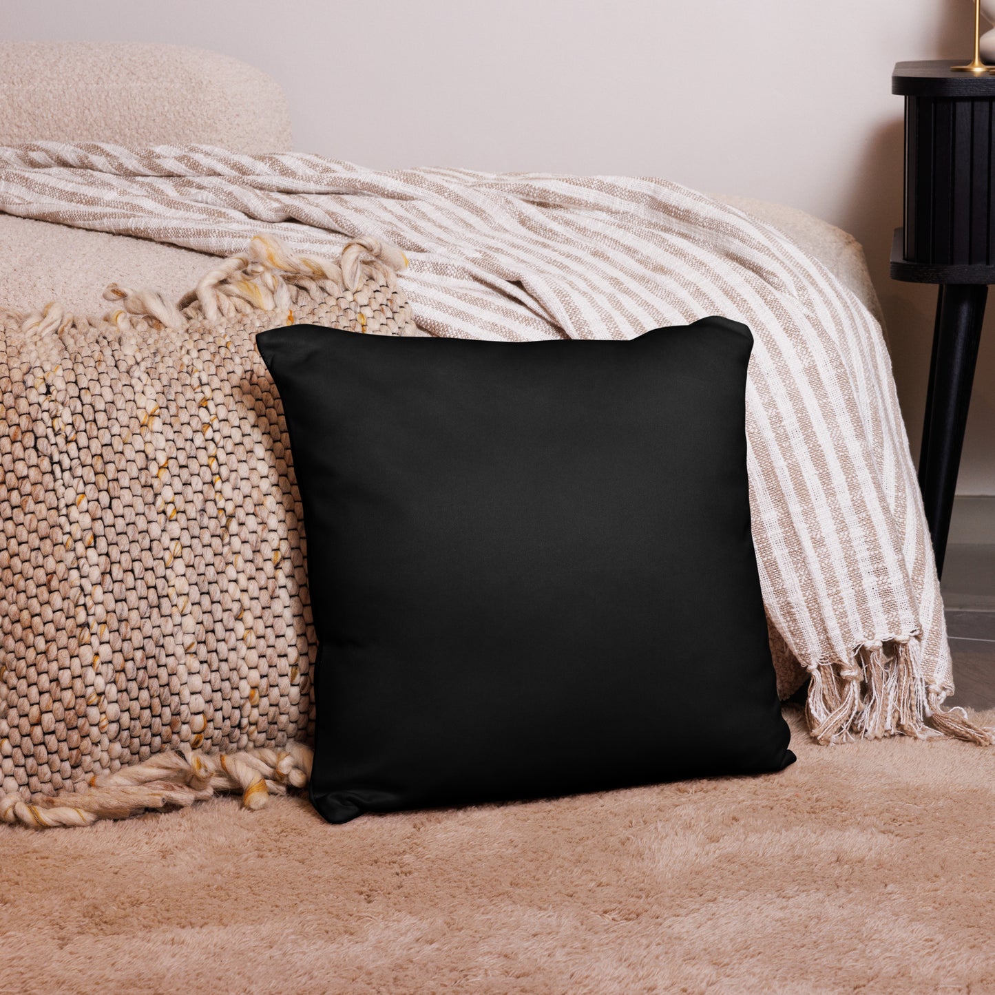 Basic Pillow | Better Outcomes | Logo | Black - Better Outcomes