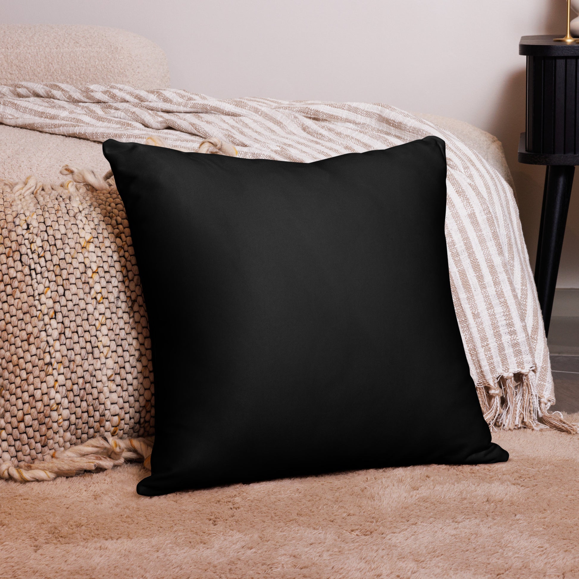 Basic Pillow | Better Outcomes | Logo | Black - Better Outcomes