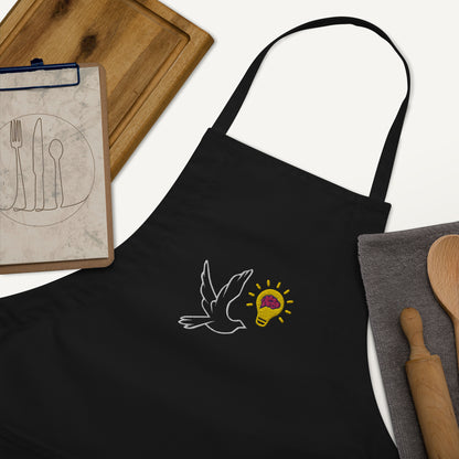 Embroidered Apron | Better Outcomes | Logo | Black - Better Outcomes