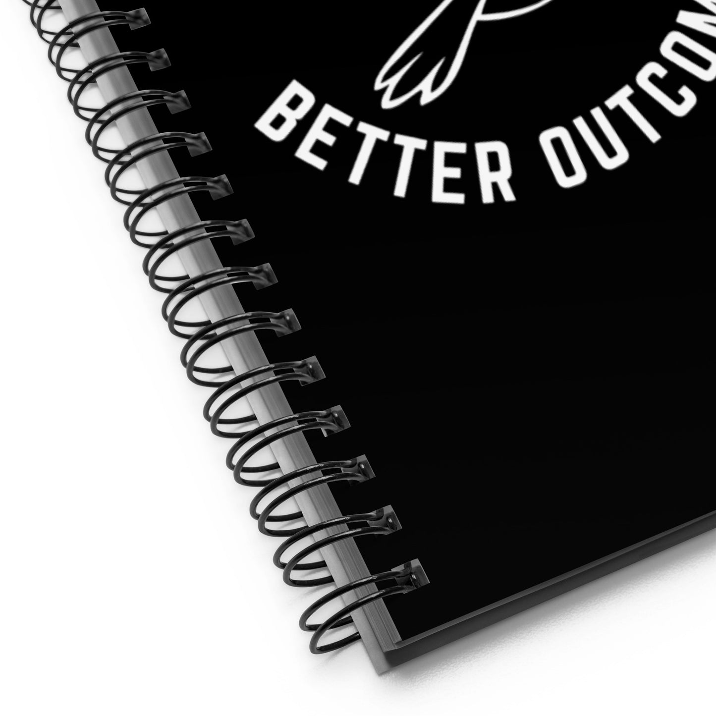 Spiral notebook | Better Outcomes | Black - Better Outcomes