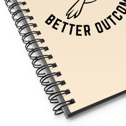 Spiral notebook | Better Outcomes | Papaya Whip - Better Outcomes