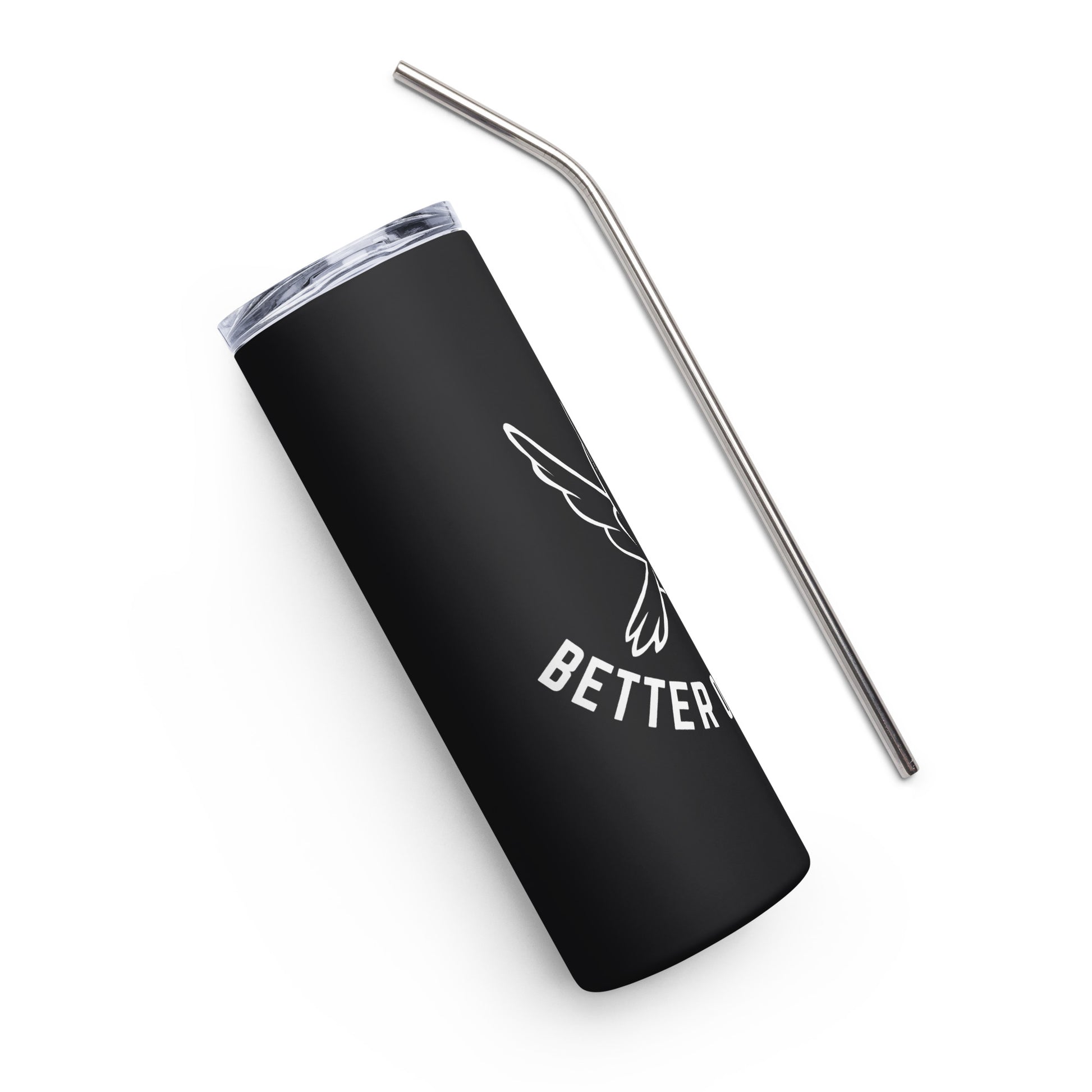 Stainless Steel Tumbler | Better Outcomes | Black - Better Outcomes