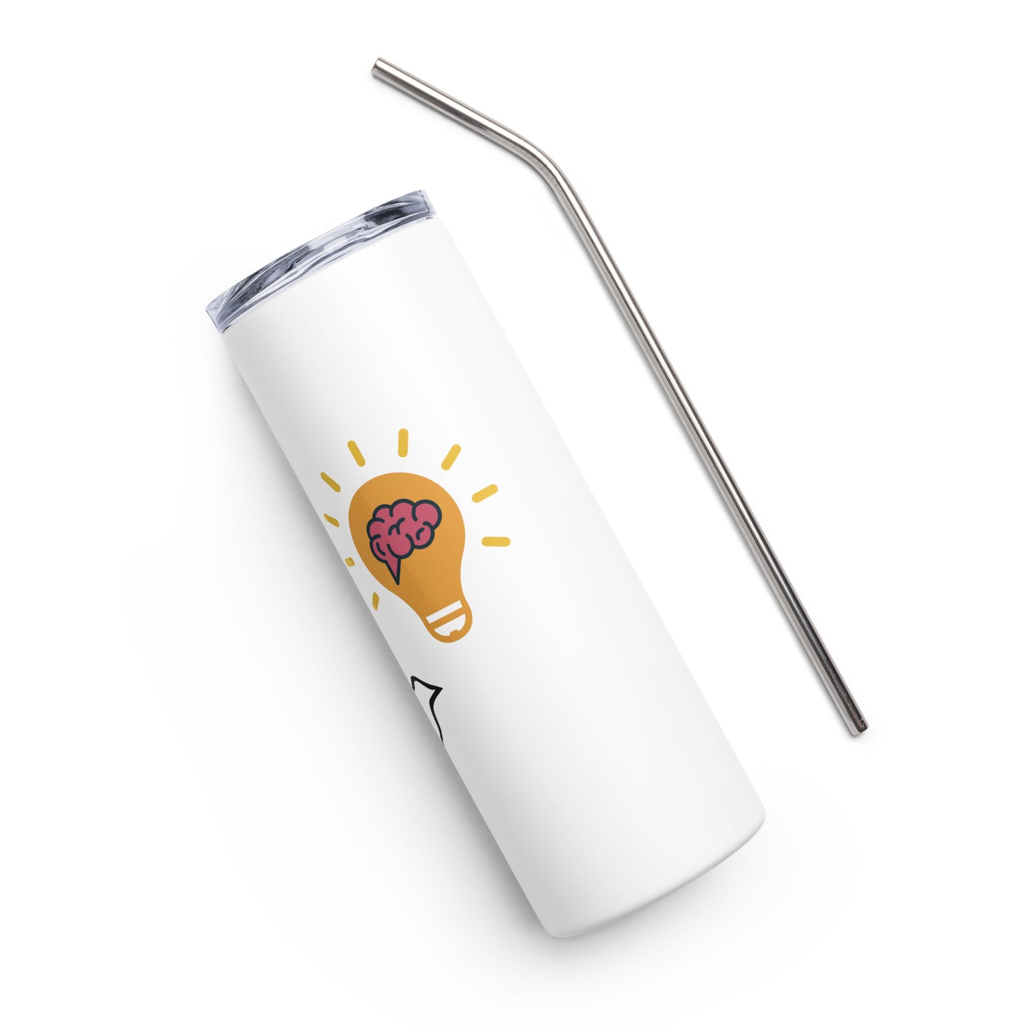 Stainless Steel Tumbler | Better Outcomes | Logo | White - Better Outcomes