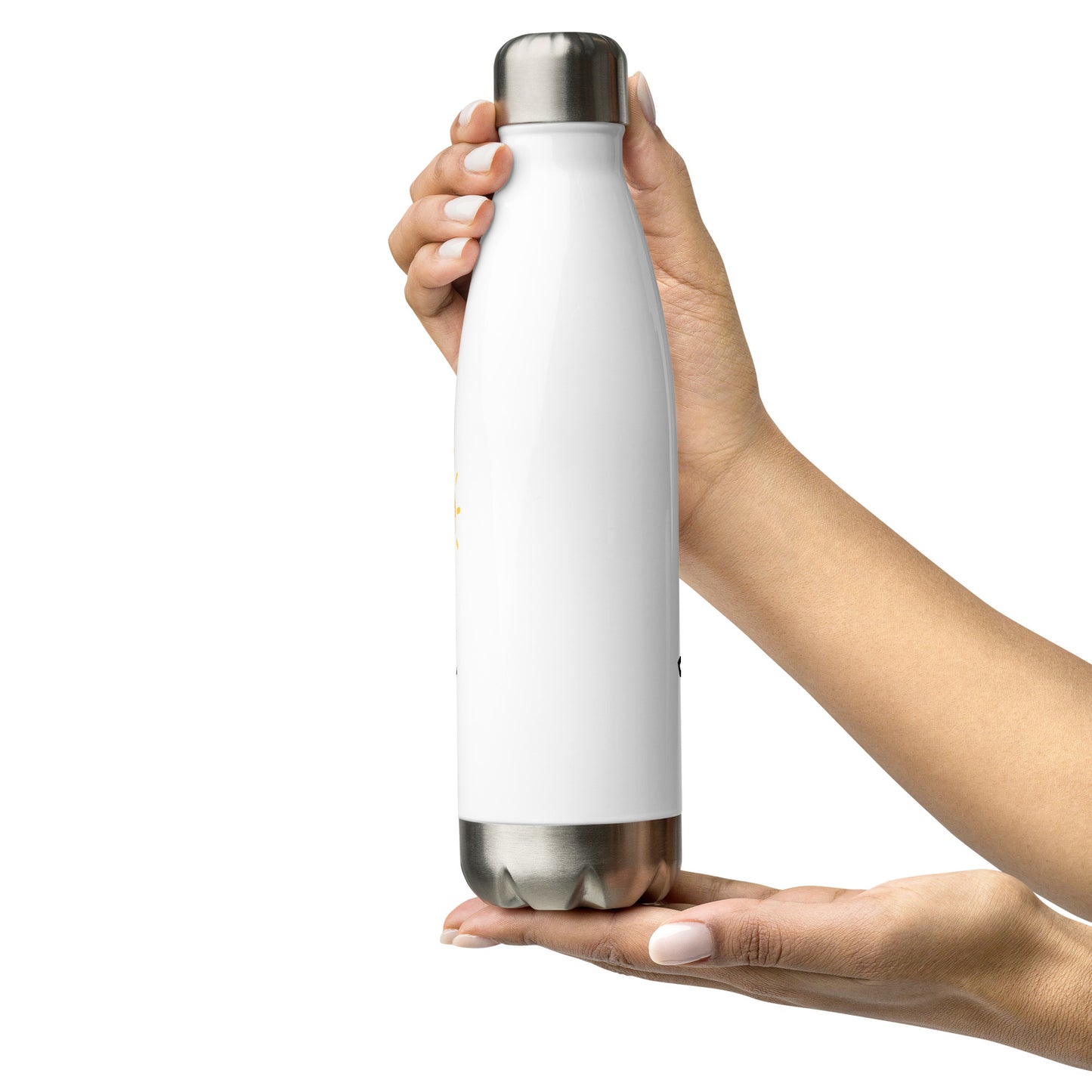 Stainless Steel Water Bottle | Better Outcomes | White - Better Outcomes