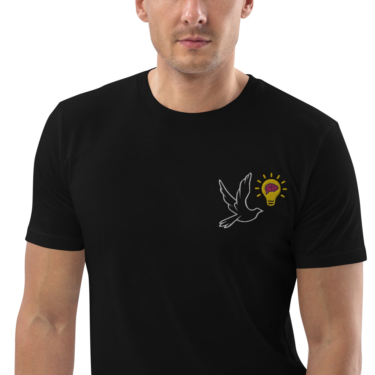 Unisex organic cotton t-shirt | Better Outcomes | Logo | Black - Better Outcomes