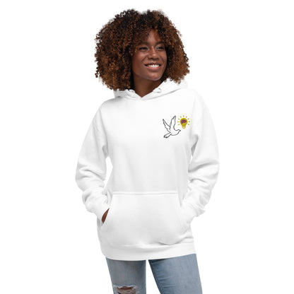 Unisex Hoodie | Better Outcomes | Logo | White - Better Outcomes