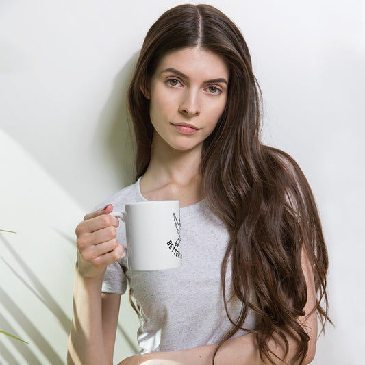 Glossy mug | Better Outcomes | White - Better Outcomes